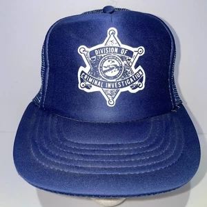 Division of Criminal Investigation Trucker Hat Vintage Blue - Picture 1 of 6