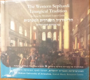 jewish sepharadi CD - ABRAHAM LOPES CARDOZO- synagogue prayers- sealed mint OOP - Imagen 1 de 2