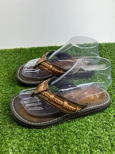 Sandalias Clarks Fenner Nerice para mujer 6 miel sin cordones chanclas tanga - Imagen 1 de 13