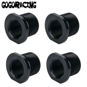 4 PACK Aluminum Black Adapter Muzzle Thread Convert 1/2x28 TPI to 5/8x24 TPI - Picture 1 of 5