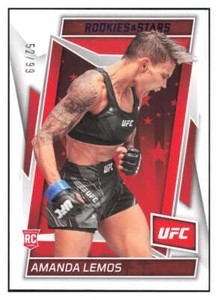 AMANDA LEMOS RC 2023 Chronicles /99 Blue #184 Panini ROOKIE UFC Rookies ID:83618