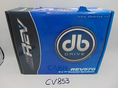 DB Drive REV570 5-Inch x 7-Inch Coaxial Rev Series Speaker Pair 570 New - Image 1 of 4