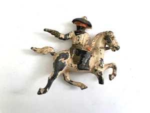 3" Barclays Lead Metal Cavalry old west Horse cowboy Vintage Toys 1920s 30s #99 - Picture 1 of 2