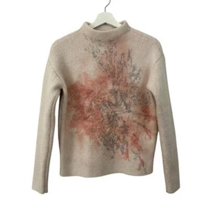 White House Black Market Damenpullover mit Stehkragen und Blumenverzierung Größe XS - Bild 1 von 5