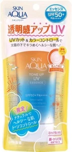 ROHTO SKIN AQUA TONE UP UV ESSENCE 80g SUNSCREEN LATTE BEIGE SPF50+ PA++++ - Picture 1 of 1