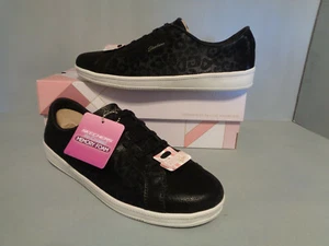 SKECHERS Womens Madison Ave Shoes Black NIB Slip-on "Hidden" Animal Print 23921 - Picture 1 of 5