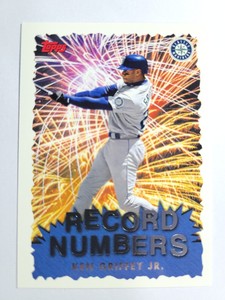 Ken Griffey Jr. 1999 Topps Record Numbers #RN4 Insert Seattle Mariners
