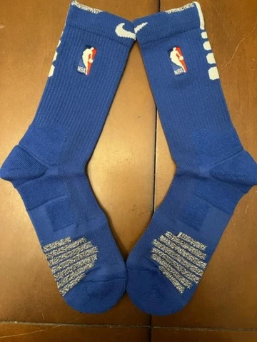 Nike NBA Authentics Dallas Mavericks Socks  PSX699-495 Blue/White Size: XL Cover