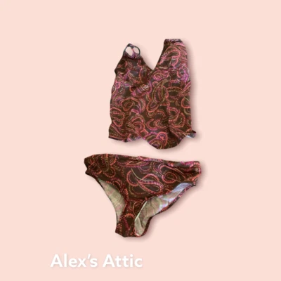 TRAJE DE BAÑO LIZ LONG MATERNITY 2 Piezas Top L Bot M Usado Foto 1 de 3