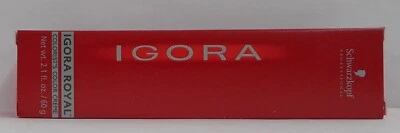 Embalagem ORIGINAL SCHWARZKOPF IGORA ROYAL Creme de Cor Permanente para Cabelo ~ 2,1 oz.! - Imagem 1 de 4