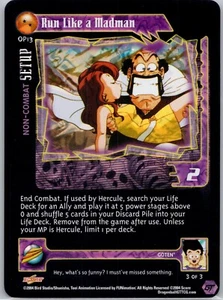 1x DBGT TCG RUN LIKE A MADMAN OP13 ALT FOIL HOLO PROMO BABY SAGA LIMITED - Picture 1 of 1