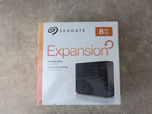 SEAGATE EXPANSION SRD0NF2 EXTERNAL HARD DRIVE STEB8000100 8 TB USB 3.0 HDD E1-53 - Picture 1 of 6