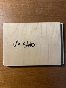 MARCUS SASSER SIGNED FLOORBOARD NBA DRAFT AUTOGRAPHED RARE AUTO HOUSTON COUGARS! - Picture 1 of 1