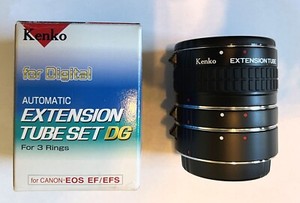 Kenko Extension Tube Set  W/ Canon EF  Mount, 12, 20 ,36 mm