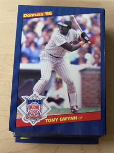 1986 Donruss Action All Stars Complete Set 1-60 Jumbo Cards Size 3.5X5 - MINT
