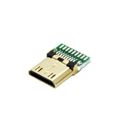 2Pcs MINI HDMI Male Solder Plug Termination Repair Replace Adapter Connector - Image 1 of 3