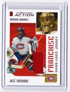 03-04 2003-04 ITG Action Jerseys Franchise #M256 Jose Theodore /100 Canadiens - Picture 1 of 2