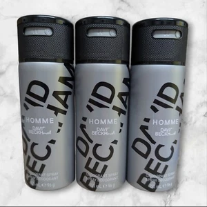 3x DAVID BECKHAM HOMME DEODORANT SPRAY 150ml - MEN'S FOR HIM. NEW. FREE SHIPPING - Picture 1 of 1