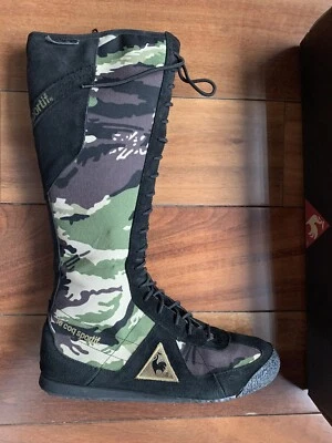 Le Coq Sportif Francia Zapatillas Altas Botas Camufladas De Colección y Raras Y2K Y2000 Foto 1 de 4