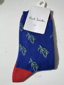 Paul Smith Women Italian Socks Palm Tree beach summer K464 OneSize Cotton - Picture 1 of 3