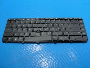 HP ProBook 640 G2 14" Original Backlit US Tastatur Schwarz 840801-001 822338-001 - Bild 1 von 4
