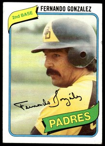 1980 Topps Baseball Fernando Gonzalez #171