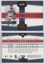 2005 Donruss Champions Orange Impressions /75 Chipper Jones #321 HOF