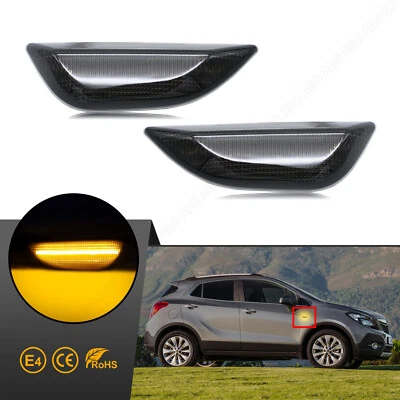 2 frecce laterali a led per Opel Mokka X Chevrolet Trax 2013-2019 | nere - Immagine 1 di 4