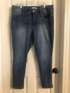 Code Bleu denim high rise skinny jeans 28 in inseam size 18W - Picture 1 of 5