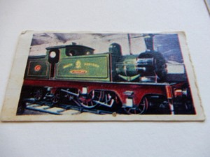 1964 Lyons Maid Famous Locomotives card 13     2-2-4T No. 68 AEROLITE   NER