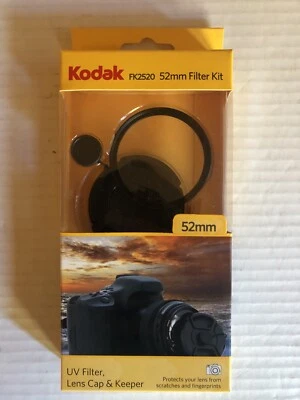 Kodak 52mm Filter Kit FK2520 UV Lens, Lens Cap,& Keeper All Included - Image 1 of 4