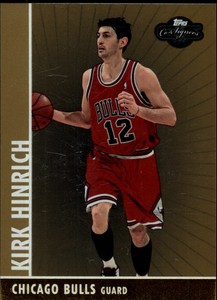 2008-09 Topps Co-Signers Gold Chicago Bulls Basketball Card #63 Kirk Hinrich /99
