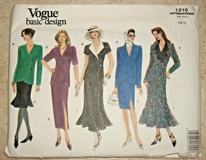 Miss Vogue 1210 Basic Design UNGESCHNITTENES Schnittmuster Top & Rock Größe 6-8-10 OOP - Bild 1 von 3