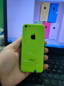 90%N ew A+ Apple iphone 5C UNlocked 8GB White/Yellow/Green/Pink/Blue Good Gift - Afbeelding 1 van 13