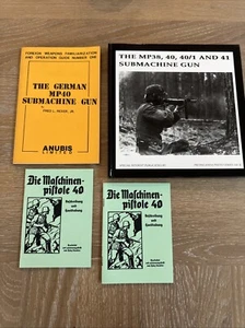 MP38, 40, 40/1 & 41 DEUTSCHE MASCHINENPISTOLENBÜCHER Die Maschinenpistole MP40 - Bild 1 von 24