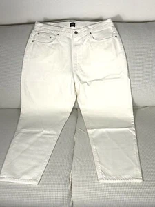 Jeans Edwin, Anderson alla caviglia, colore avorio, taglia 34, nuovo con etichetta - Foto 1 di 11