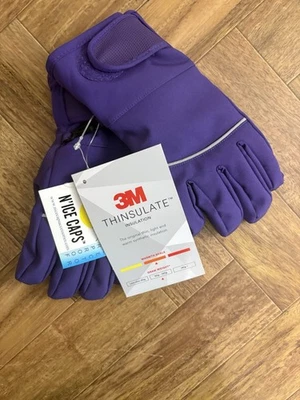 NWT Nice Caps Girls Winter Gloves Mittens Snow Ski Small Medium Purple Warm V4 - Image 1 of 4