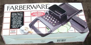 Farberware Deluxe rebanadora múltiple antiadherente con guía de seguridad hoja de acero inoxidable - Imagen 1 de 5