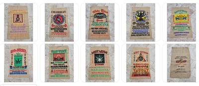 Bolso arpillera brillante. 20X34 pulgadas. Decoración/artesanía proyectos Jimi Hendrix saco carreras fiesta Foto 1 de 4