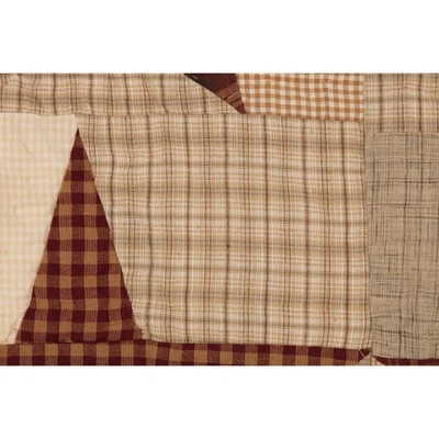 Tiro acolchado Abilene Star 70x55 borgoña/marrón oscuro/bronceado 70x55 Foto 1 de 4