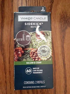 Yankee Candle Sidekick Refill BALSAM & CEDAR 1 Pack - Picture 1 of 2