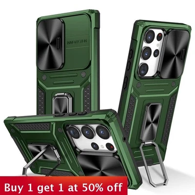 For Samsung Galaxy S25 Ultra S24 FE A15 A33 A23 A34 Phone Cover Magnetic Bracket - Image 1 of 4