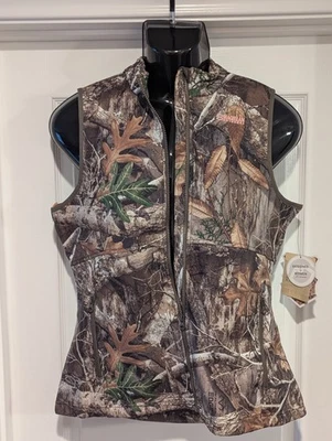 WOMENS MAGELLAN HUNTGEAR BOONE VEST REAL TREE EDGE LARGE - Image 1 of 3
