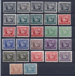 Silecia (Poland) 1920 old collection stamps unused/MLH - Picture 1 of 2