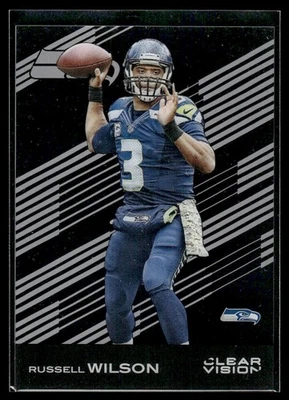 2015 Panini Clear Vision Russell Wilson Seattle Seahawks #51 - Image 1 of 2