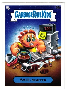GPK 2020 Saul Nighter - Garbage Pail Kids Coffee Parody - Tarjeta exacta mostrada - Imagen 1 de 2