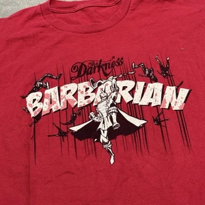 The Darkness Barbarian Unisex Concert 2015 T Shirt Red Size Large (Concert only) - Picture 1 of 5