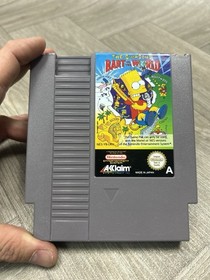 The Simpsons Bart Vs The World (Nintendo NES 1991) - PAL UK - Cart Only Game