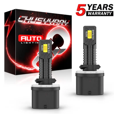 Kit de lâmpadas de neblina dianteiras de LED branco 6000K para Chevrolet Corvette 1990-2004 2X - Imagem 1 de 4