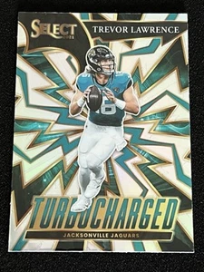 2021 Panini Select - Turbocharged Trevor Lawrence #TUR-1 (RC) Silver Prizm - Picture 1 of 2